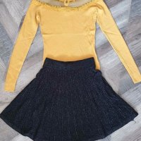 Блузка с тюл , снимка 6 - Блузи с дълъг ръкав и пуловери - 27141074