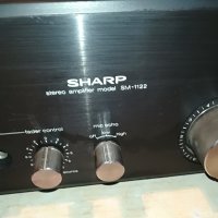 SHARP SM-1122H STEREO AMPLIFIER-MADE IN JAPAN-ВНОС SWISS 2603231922, снимка 8 - Ресийвъри, усилватели, смесителни пултове - 40143854