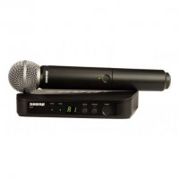 SHURE Вокален безжичен микрофон BLX24E/SM58, снимка 2 - Други - 33574775