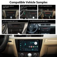 Мултимедия, Двоен дин, за BMW E90, E91, E92, E93, Андроид, Навигация, BMW 3, Android, плеър, дисплей, снимка 5 - Аксесоари и консумативи - 34015434