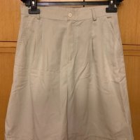 Памучни къси панталони с висока талия, снимка 1 - Панталони - 25719221