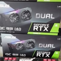 Чисто нова видеокарта Видео карта Asus Dual GeForce RTX 3060 Ti OC V2, снимка 1 - Видеокарти - 34706114