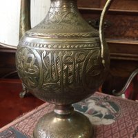 Арабски ибрик №3646, снимка 3 - Антикварни и старинни предмети - 40070551