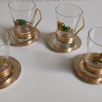 Сервизи от керамика,порцелан,цветно стъкло,йенско стъкло., снимка 4 - Сервизи - 26652993