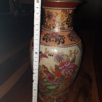 Сатцума Satsuma Стара китайска ваза порцелан, снимка 5 - Антикварни и старинни предмети - 43133721