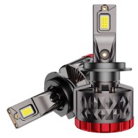 Комплект LED чип CSP 4575 крушки за фарове H4/H7/H8/H9/H11/9005/HB3/9006/HB4 , 250w , 42 000lm.9-36v, снимка 1 - Аксесоари и консумативи - 43071545