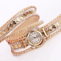 НОВ дамски кварцов часовник - браслет Love Dial, снимка 1 - Дамски - 26690949