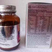 Мултивитамини за жени с 35 съставки Naturalnest 30 бр. (приема се по 1 бр. на ден), снимка 2 - Хранителни добавки - 43480287