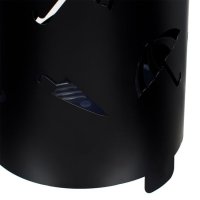 Черна метална стойка за чадъри, снимка 2 - Декорация за дома - 43929669