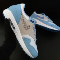 Nike AirMax 1 Premium Blue Размер 43 Номер 27.5см Стелка Мъжки Маратонки Обувки Нови Оригинални, снимка 7 - Маратонки - 43050925