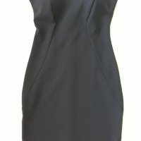 Маркова рокля MISS CHIC тъмносиня вечерна малка елегантна изчистена стилна нова, снимка 3 - Рокли - 37265326