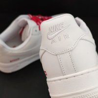 Nike Air Force 1 Supreme White Нови Оригинални Мъжки Обувки Кецове Маратонки Размер 43 Номер 27.5см , снимка 7 - Маратонки - 40258840