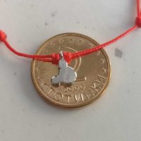  Дамска, детска сребърна гривна със 925 медальон Мики Маус Mickey mouse, снимка 2 - Гривни - 28172054