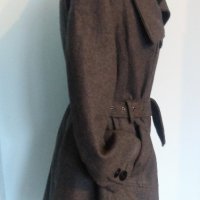Елегантно вълнено палто тип Кардиган / голям размер , снимка 7 - Палта, манта - 43786167