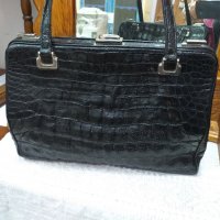 IRV ,Italy crocodile genuine leather bag, снимка 1 - Чанти - 26508630