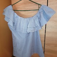 In style блузка с къдрици-нова, снимка 4 - Тениски - 34600102