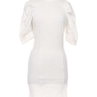 Бяла рокля Na-kd , снимка 1 - Рокли - 43776164