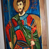 Икона на св. Теодор от Тирон, снимка 6 - Икони - 36777228