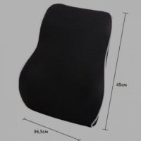Възглавница за гръб - 2576 черна, снимка 1 - Аксесоари и консумативи - 40509487