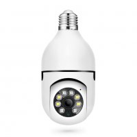 Смарт охранителна камера PST-F1-3MP, 3.0Mp, PTZ, За фасунга E27, Wi-Fi, Tuya Smart, Бял, снимка 2 - IP камери - 38444442