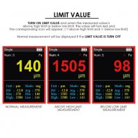 CTM-275 Уред за измерване на дебелината на автобоя, HD цветен дисплей, снимка 7 - Други инструменти - 33331774