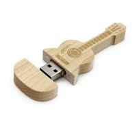 Дървена флашка 32 гб. Китара USB флашка, снимка 2 - USB Flash памети - 27558521