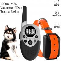  Електронен нашийник за куче с ток, обучителни - дресировъчни каишки ,команди с електроимпулси, снимка 11 - За кучета - 35303109