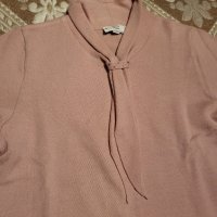 Дамска блуза в светло розов цвят, снимка 3 - Блузи с дълъг ръкав и пуловери - 38662810