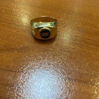 Мъжки златен пръстен ауди, снимка 2 - Пръстени - 43156592