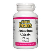 Natural Factors Potassium Citrate Калий 99 мг х 90 таблетки , снимка 3 - Хранителни добавки - 43534097