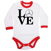 Бебешко боди Mercedes LOVE, снимка 5 - Бодита за бебе - 33247593