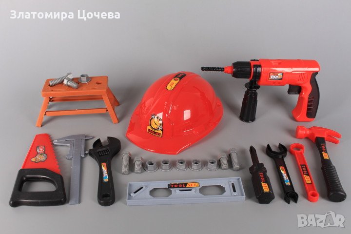 Комплект Каска и инструменти, снимка 1