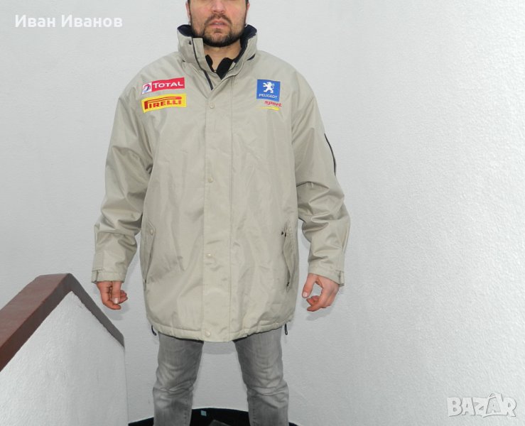 топло яке за фенове на  и  Peugeot  и Pirelli  размер ХХл, снимка 1