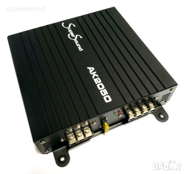 Усилвател за кола SuperSound AK2050, 2 канала, RMS 2x50W, Bridge Mode 1x150W, 4ohm, снимка 1