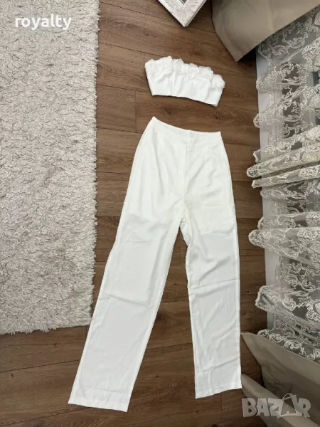 Бял дамски комплект , снимка 1