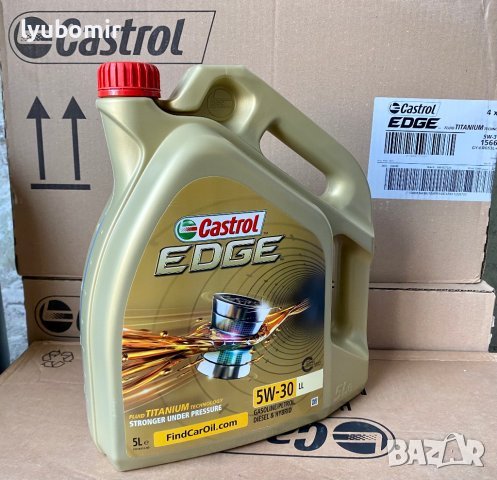 Моторно масло CASTROL EDGE 5W30 LL, 5л, снимка 1