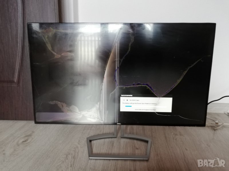 Монитор Dell S2718HN счупена матрица, снимка 1