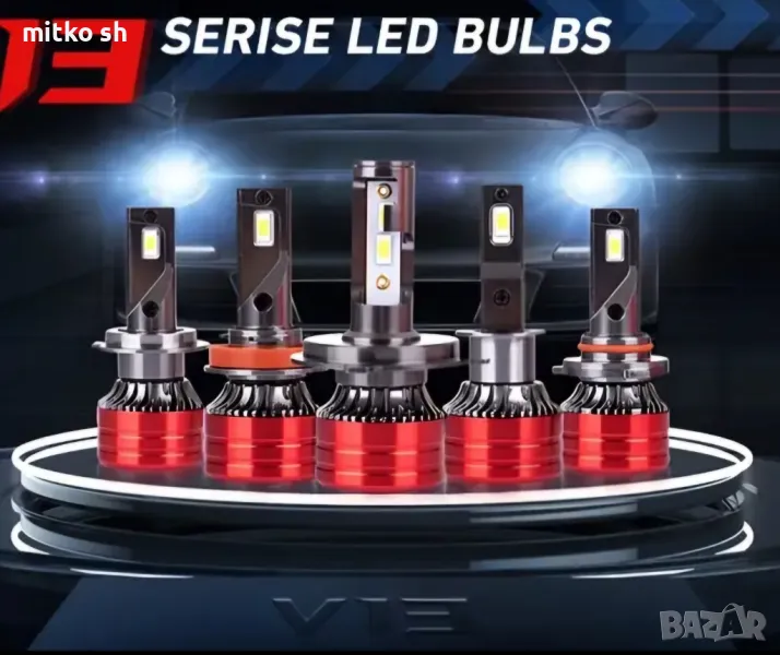 H7, H1,H4, 9005 Led автомобилни крушки, снимка 1