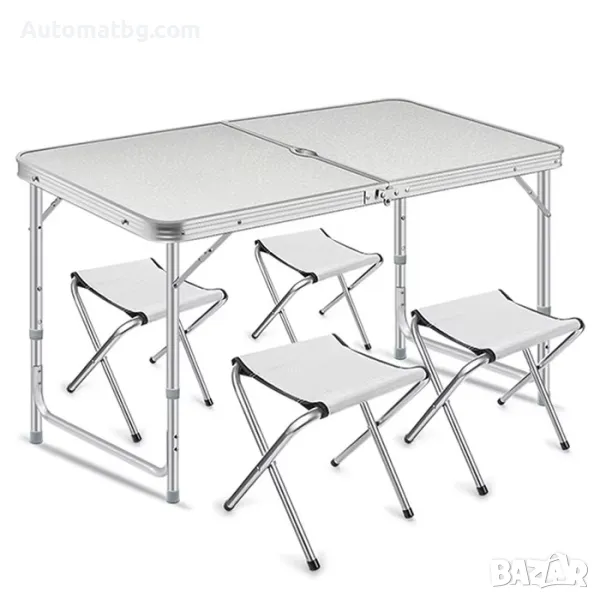 К-т маса с 4бр столове за къмпинг Automat, Сгъваеми, снимка 1