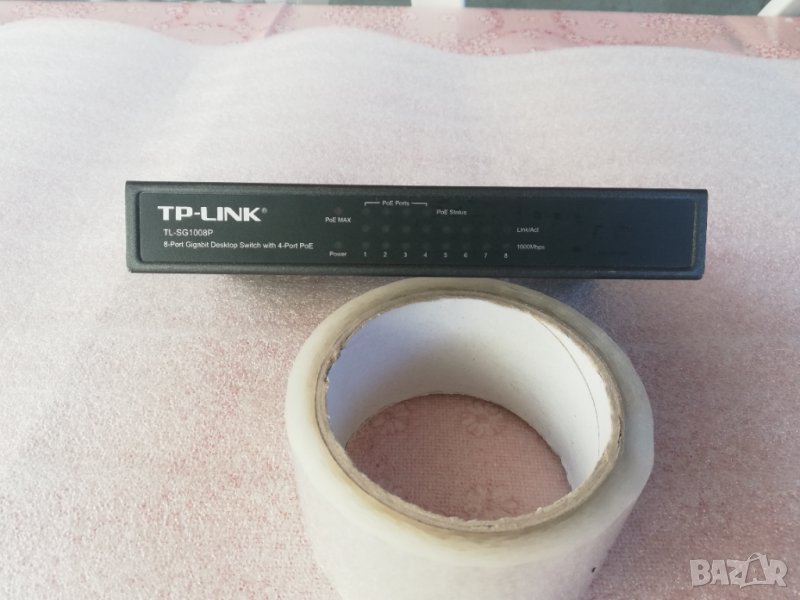 TP-Link TL-SG1008p POE gigabit 8 port, снимка 1