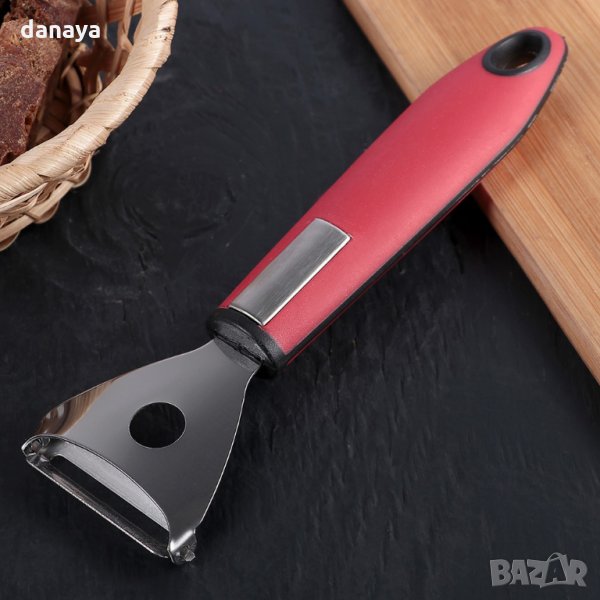 1344 Универсална кухненска белачка за зеленчуци с противохлъзгаща дръжка, снимка 1