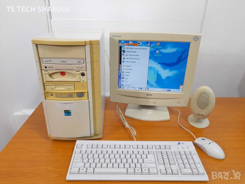 ⭐Продавам рядък ретро компютър Pentium MMX с WINDOWS 2000 Professional⭐, снимка 1