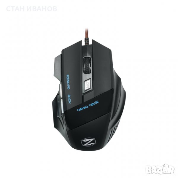 Геймърска мишка ZornWee G509, Оптична, Черен, снимка 1