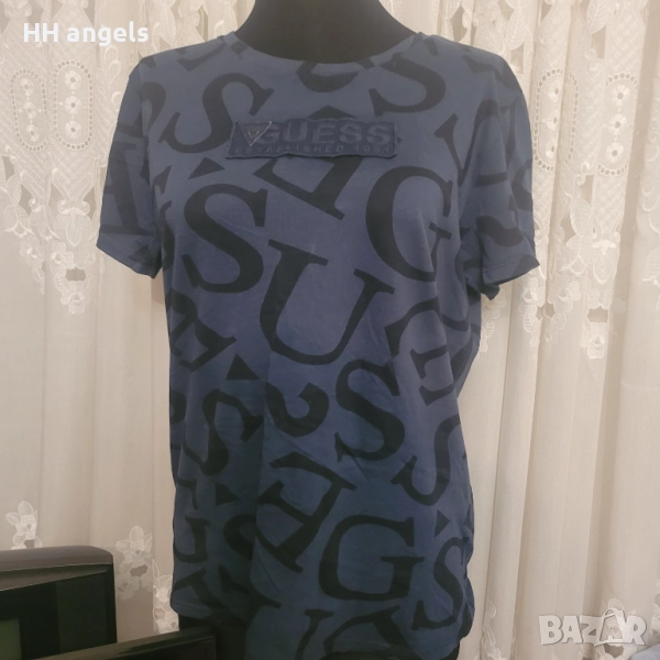Guess тъмно синя тениска, снимка 1