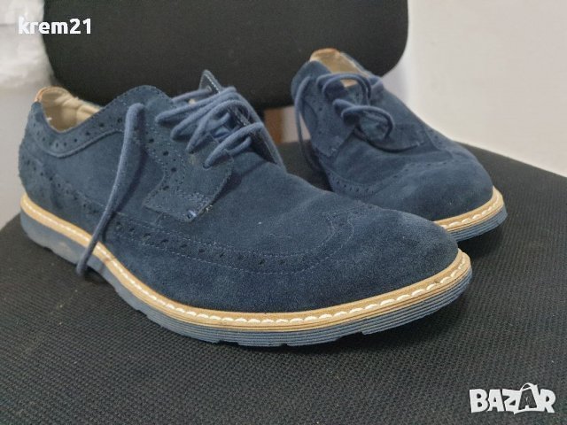 Clarks Gambeson Navy Suede мъжки обувки номер 42, снимка 1