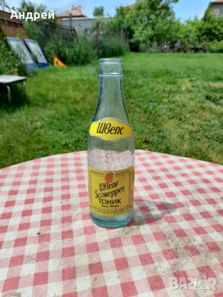 Стара бутилка SCHWEPPES,ШВЕПС ТОНИК #2, снимка 1
