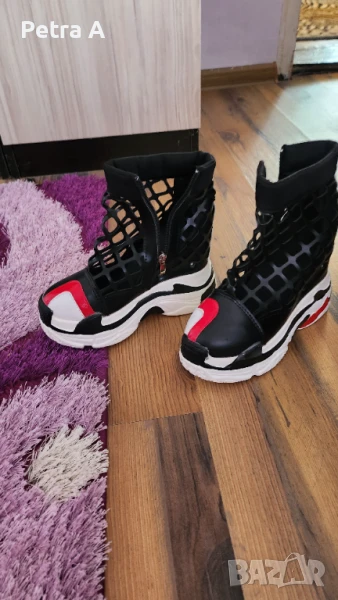 Летни маратонки на платформа, снимка 1