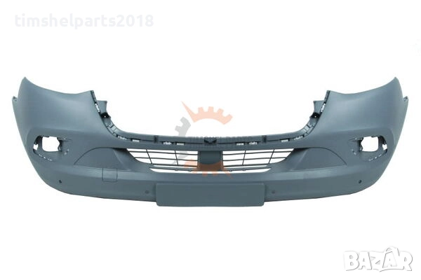Предна Броня с отвор за халоген и партроник за Mercedes Sprinter 907 след 2018 год., снимка 1