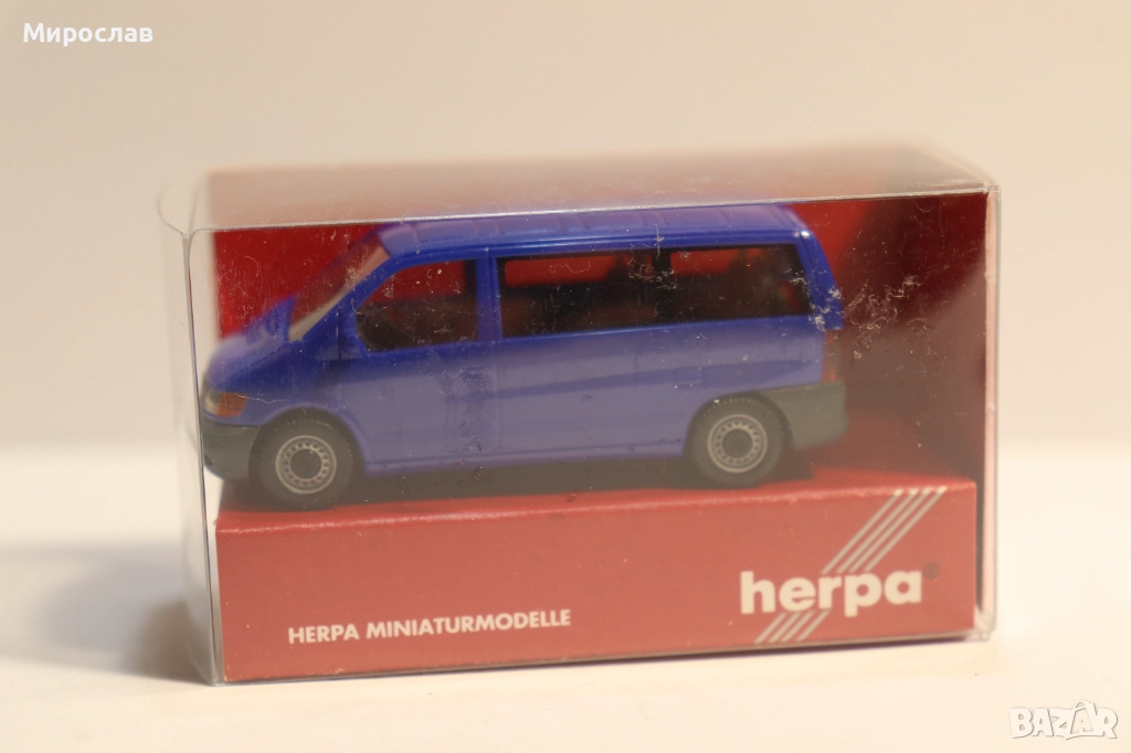 HERPA 1/87 H0 MERCEDES VITO ИГРАЧКА КОЛИЧКА МОДЕЛ, снимка 1