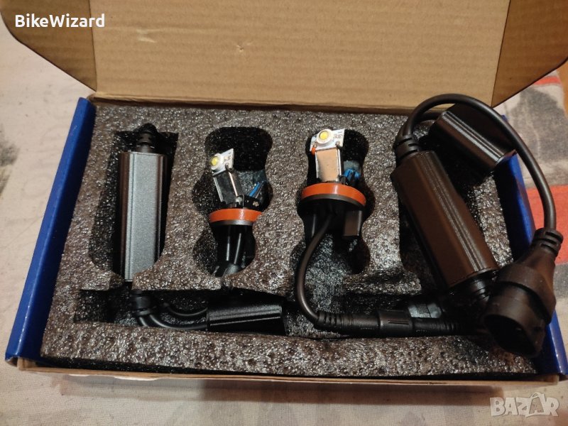 KASturbo 2 H8 Ангелски очи за BMW 1 серия E82 E87 E90 E92 5 серия E60 6 серия E63 X5 X6 X1   НОВИ, снимка 1